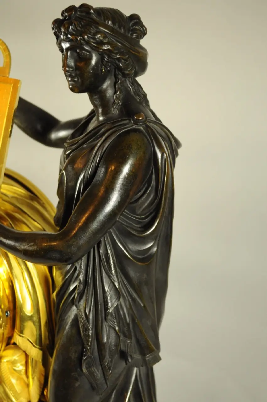 la géometrie,pendola francese bronzo dorato,top time musa,top time srl