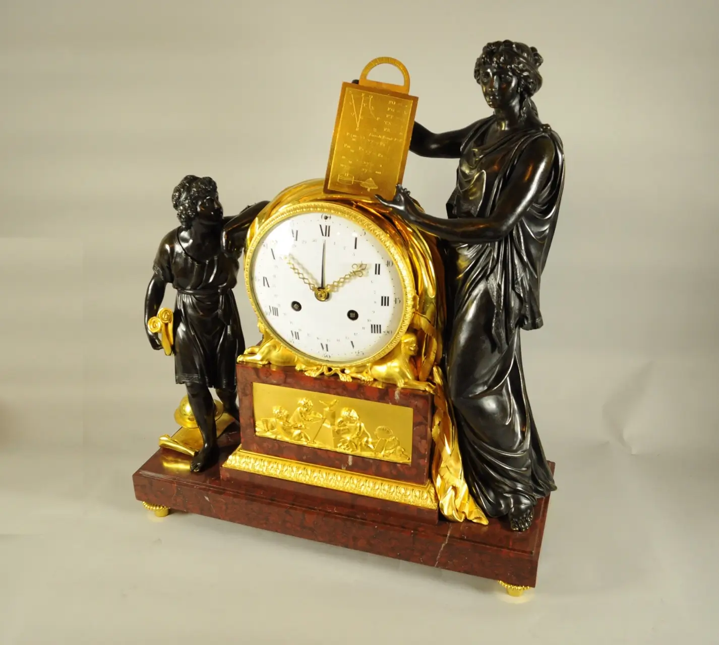 la géometrie,pendola francese bronzo dorato,top time musa,top time srl