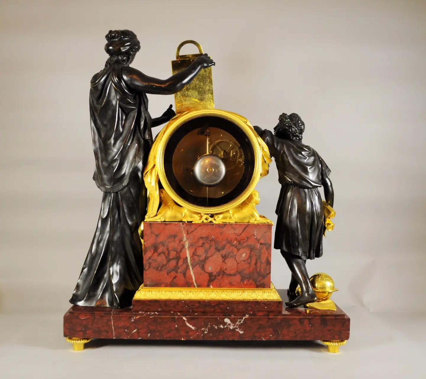 la géometrie,pendola francese bronzo dorato,top time musa,top time srl