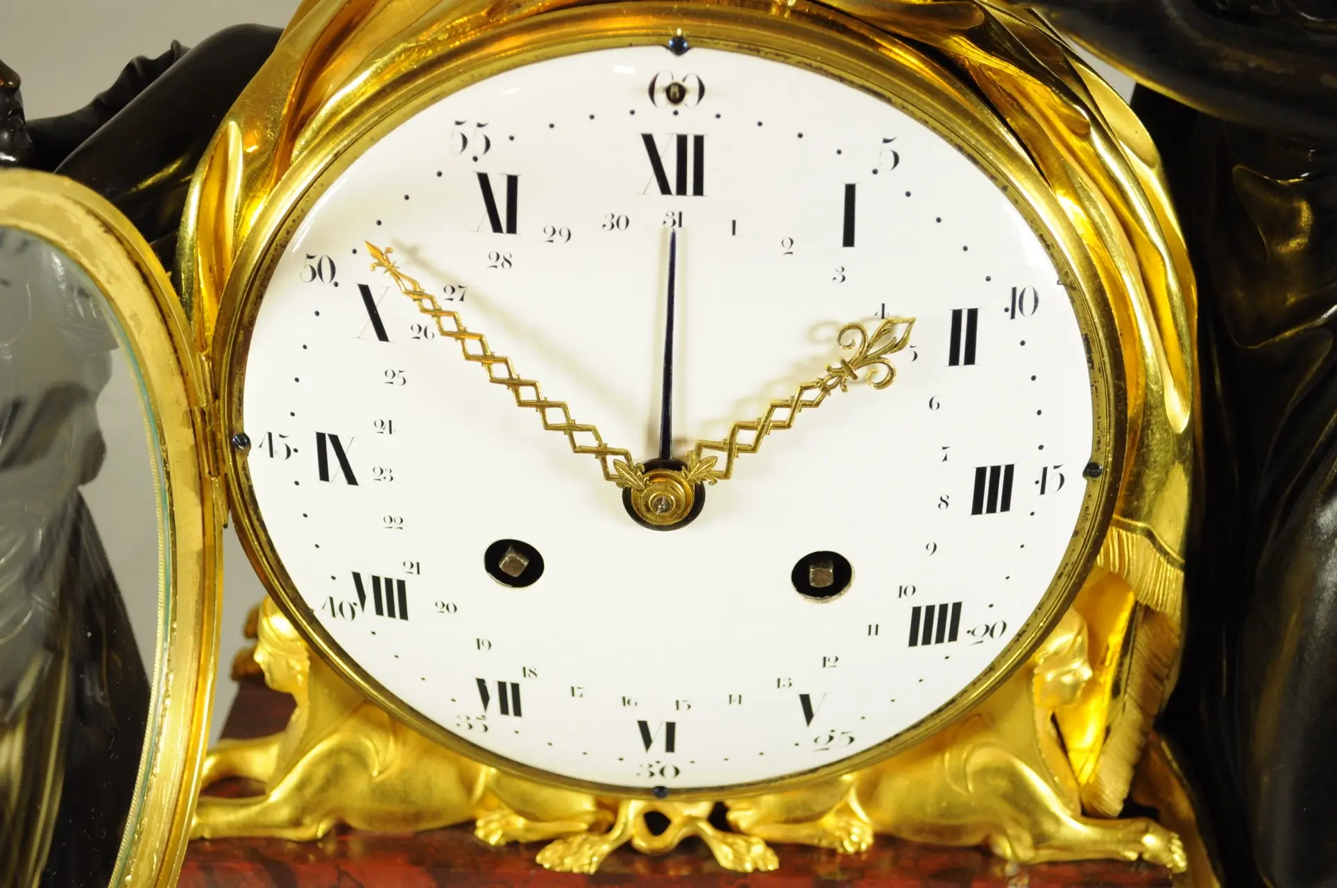 la géometrie,pendola francese bronzo dorato,top time musa,top time srl