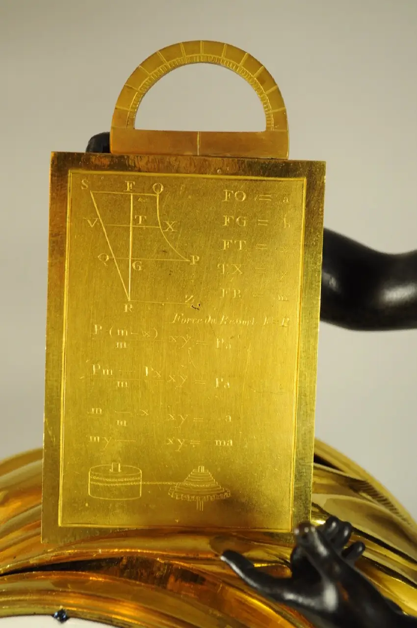 la géometrie,pendola francese bronzo dorato,top time musa,top time srl