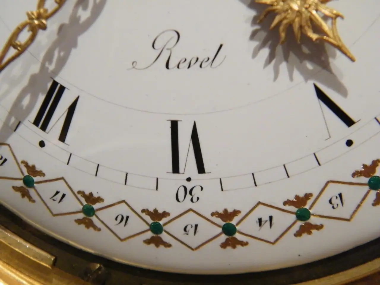 Pendola francese con fasi lunari Revel - immagine 6