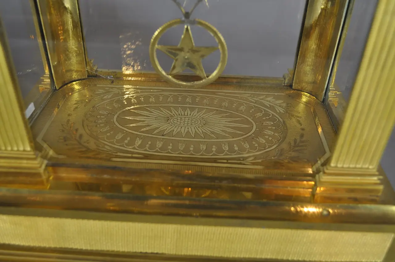 Pendola francese con fasi lunari Revel - immagine 9
