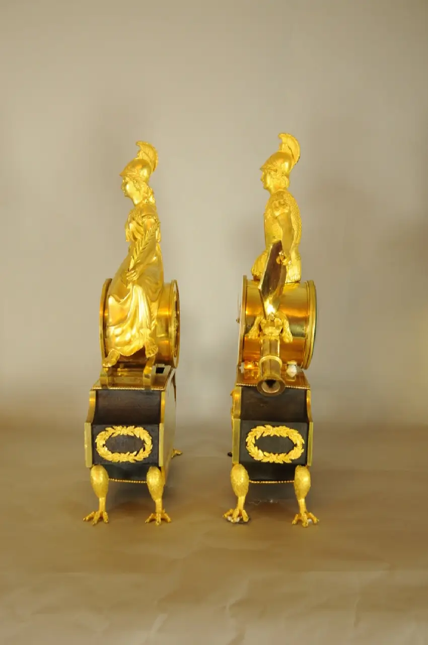 Coppia di pendole francesi “Marte e Bellona” - immagine 10