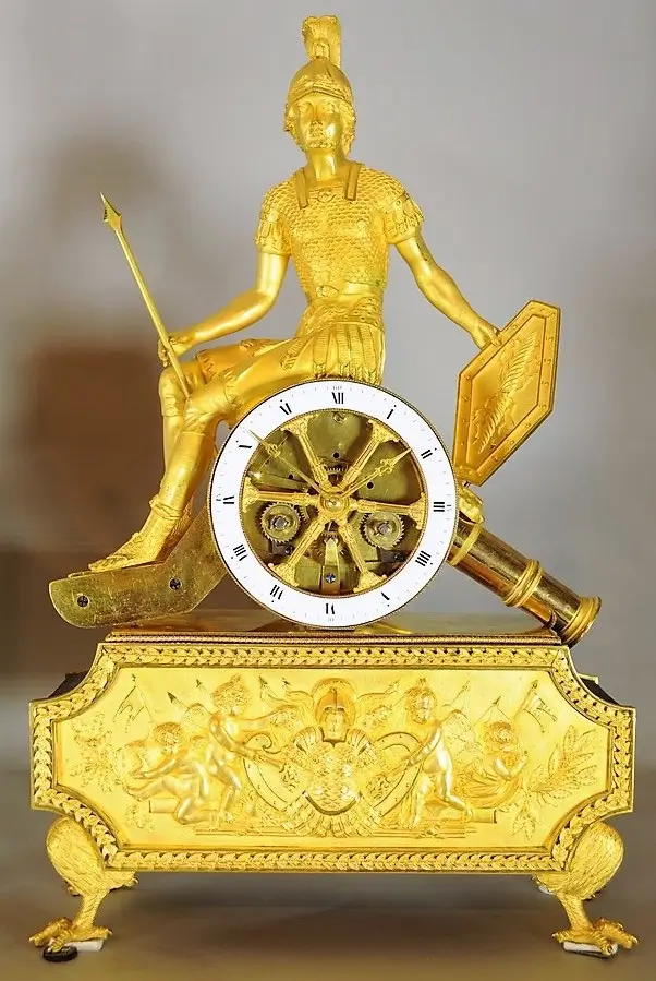 Coppia di pendole francesi “Marte e Bellona” - immagine 4
