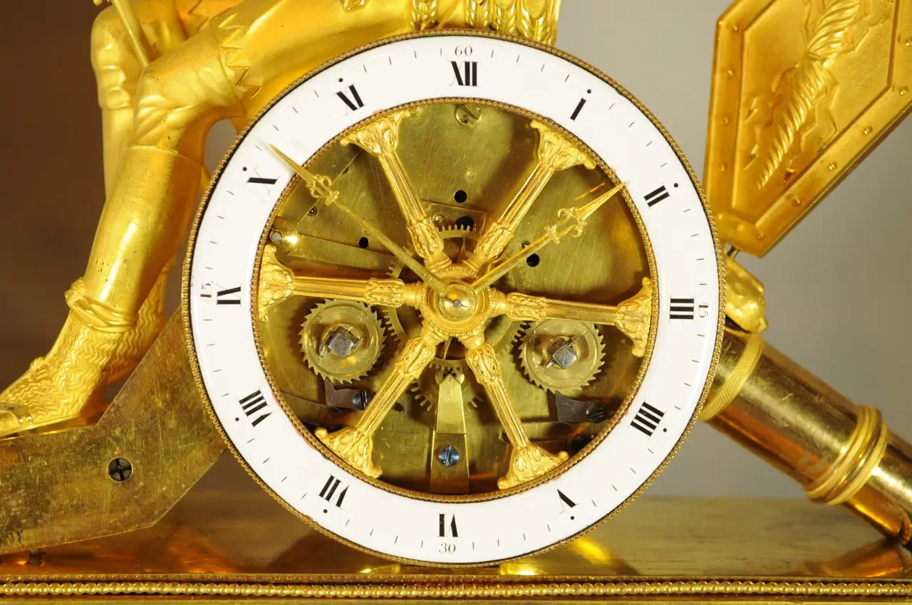 Coppia di pendole francesi “Marte e Bellona” - immagine 6