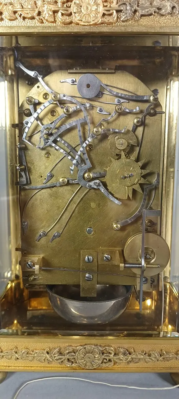 Antico orologio svizzero da scrivania “carriage clock” - immagine 10