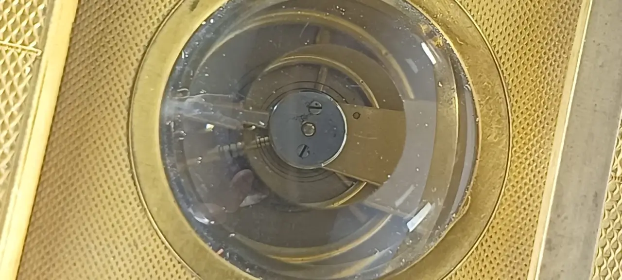 Antico orologio svizzero da scrivania “carriage clock” - immagine 12