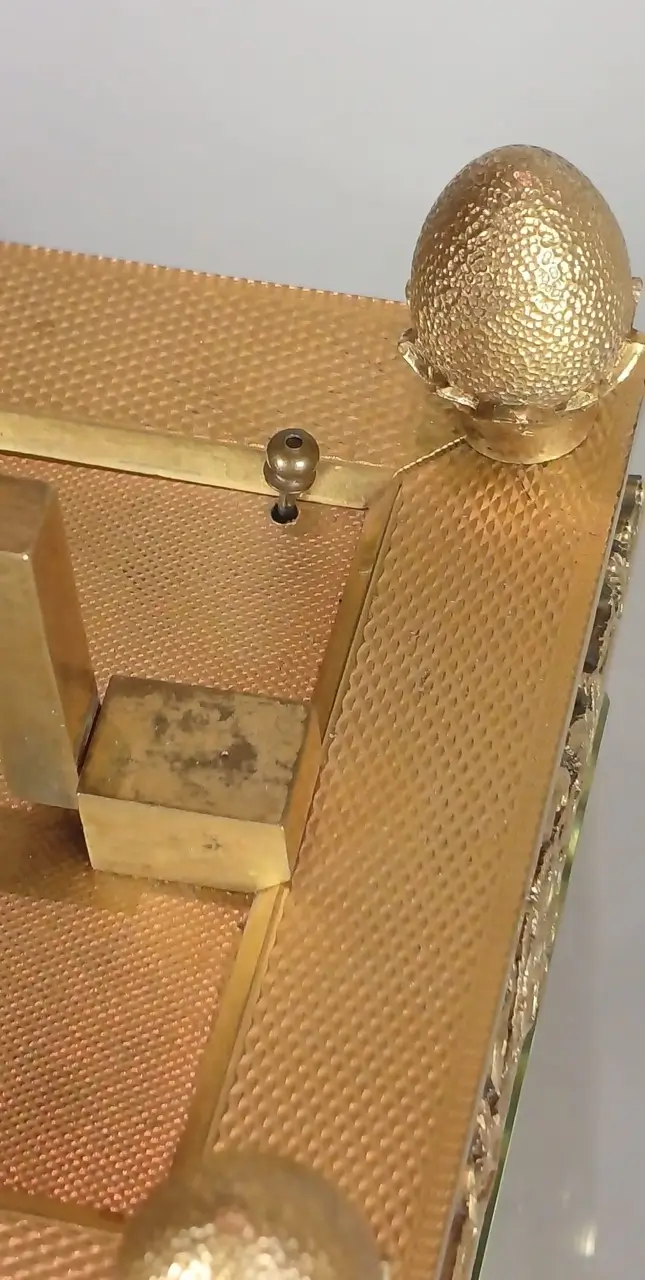 Antico orologio svizzero da scrivania “carriage clock” - immagine 13