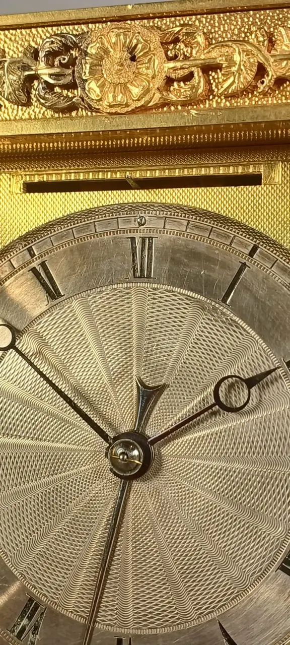 Antico orologio svizzero da scrivania “carriage clock” - immagine 14