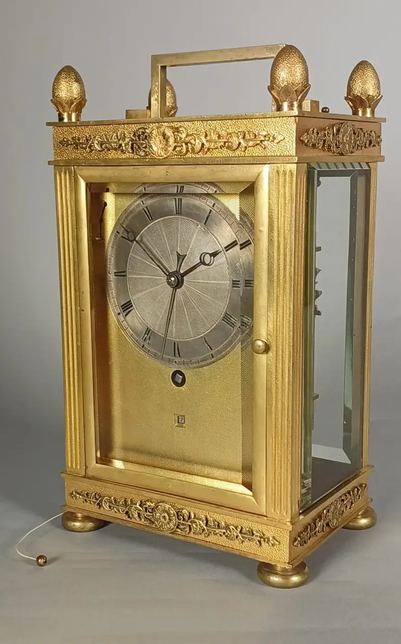Antico orologio svizzero da scrivania “carriage clock” - immagine 4