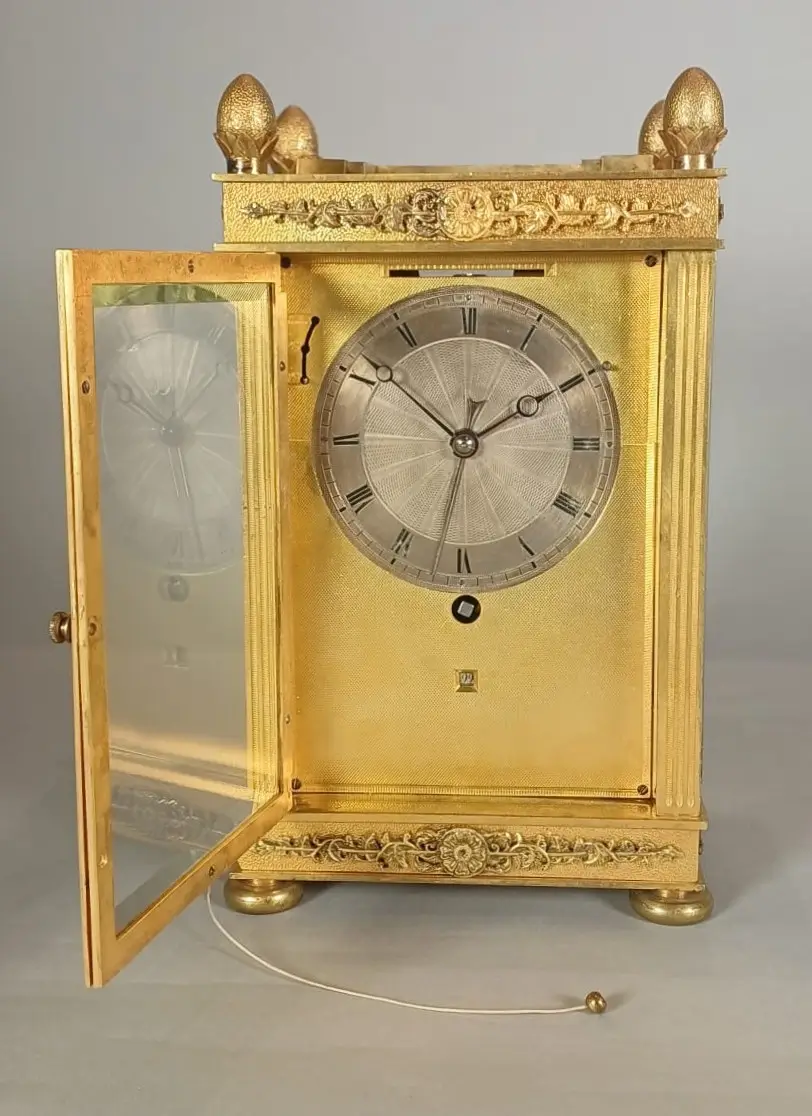 Antico orologio svizzero da scrivania “carriage clock” - immagine 5