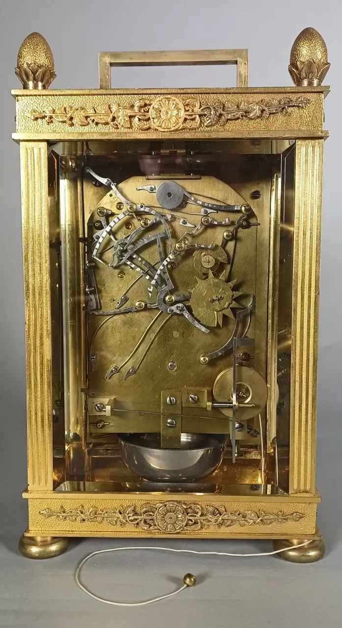 Antico orologio svizzero da scrivania “carriage clock” - immagine 7