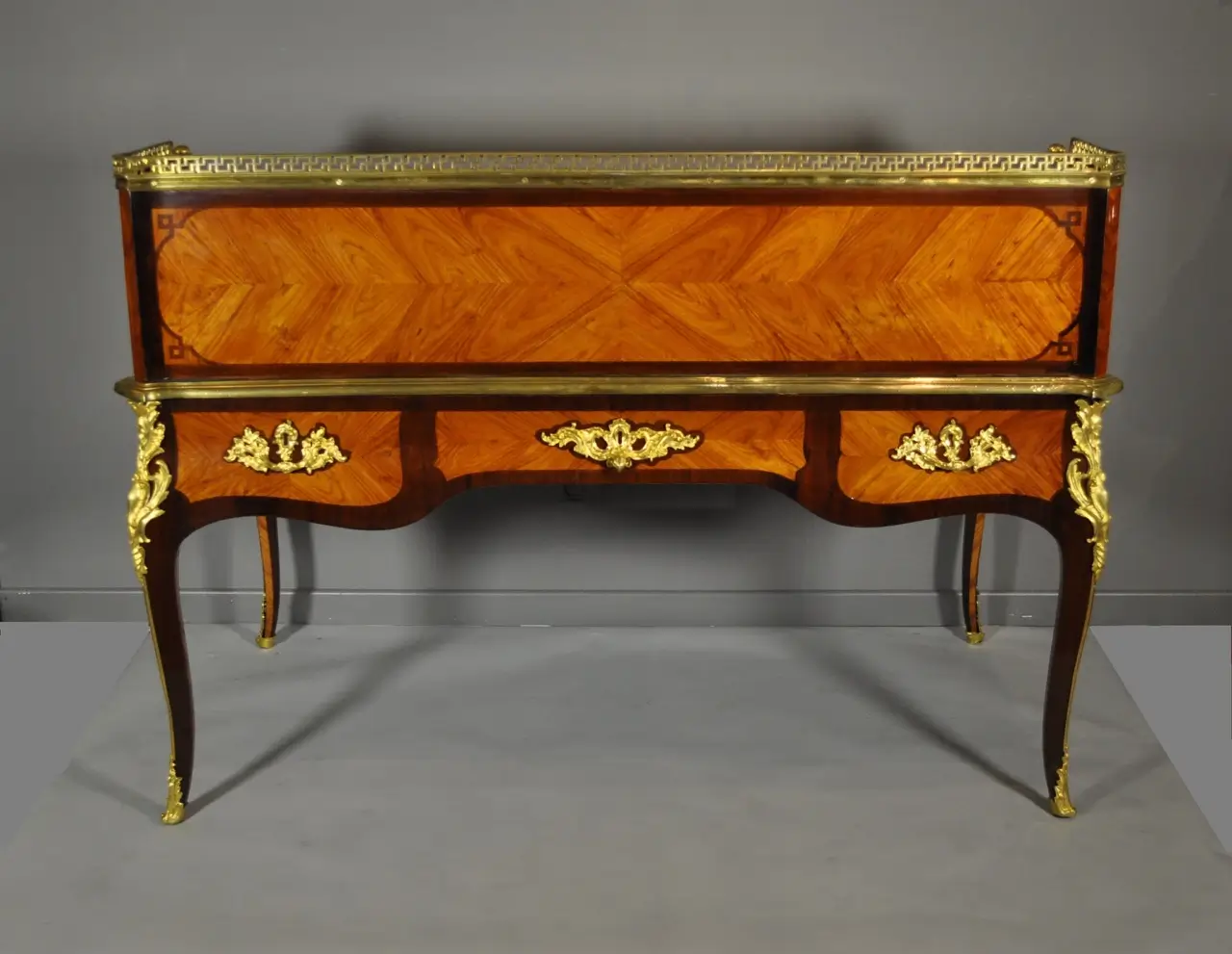 Bureau à cylindre francese di fine epoca luigi xv - immagine 4
