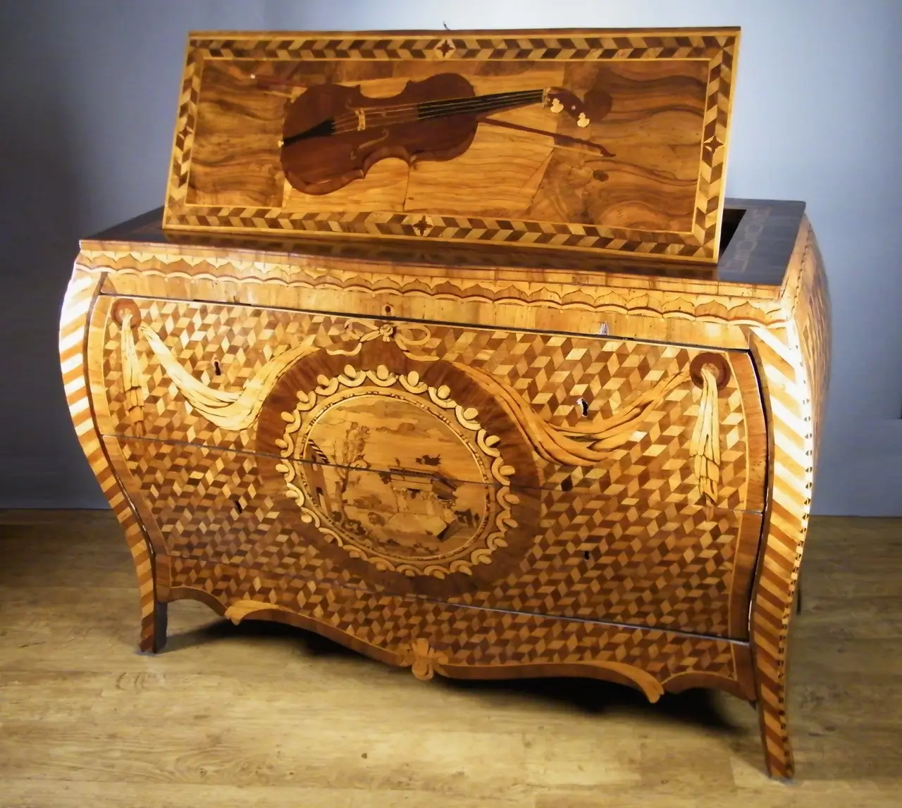 Commode cremonese Porta violini e spartiti - immagine 3