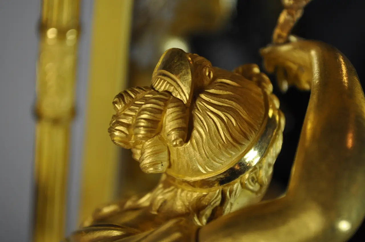 Pendola francese “dama allo specchio - Psiche” - immagine 11