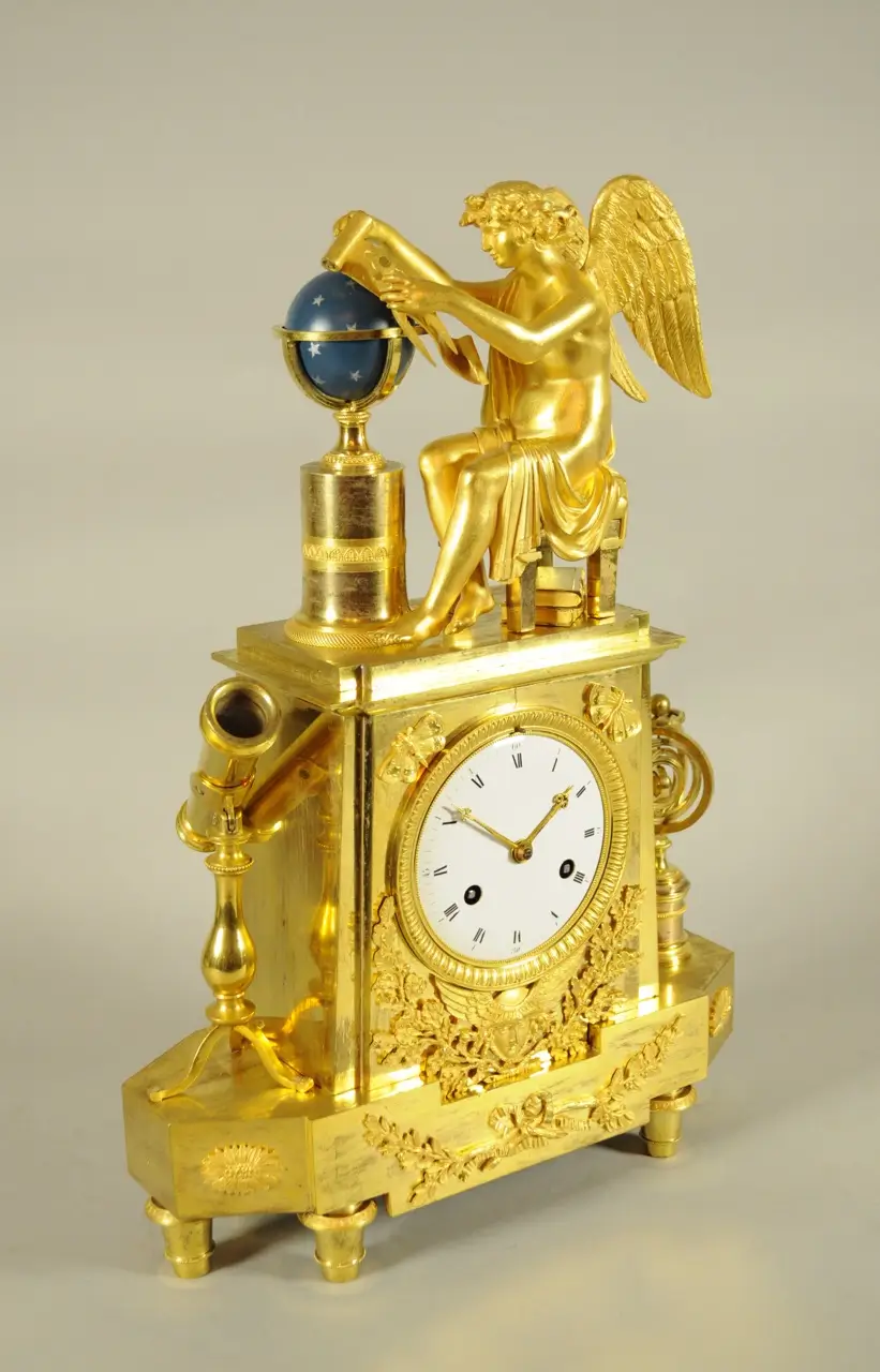 Pendola francese rappresentante l'allegoria dell'Astronomia - immagine 2