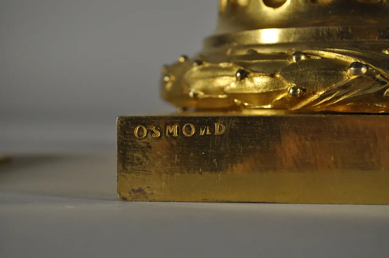 Pendola francese a tronco di colonna Osmond - immagine 11