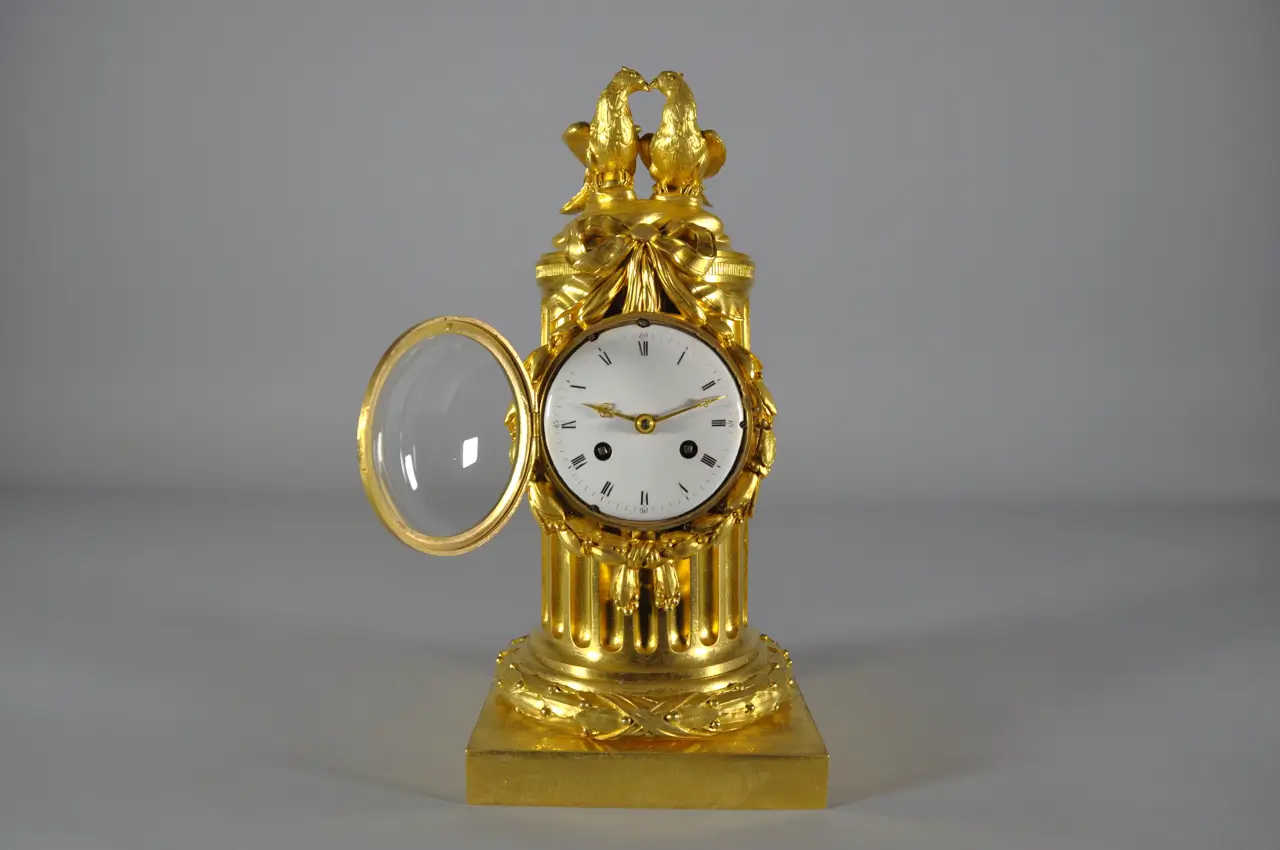 Pendola francese a tronco di colonna Osmond - immagine 2