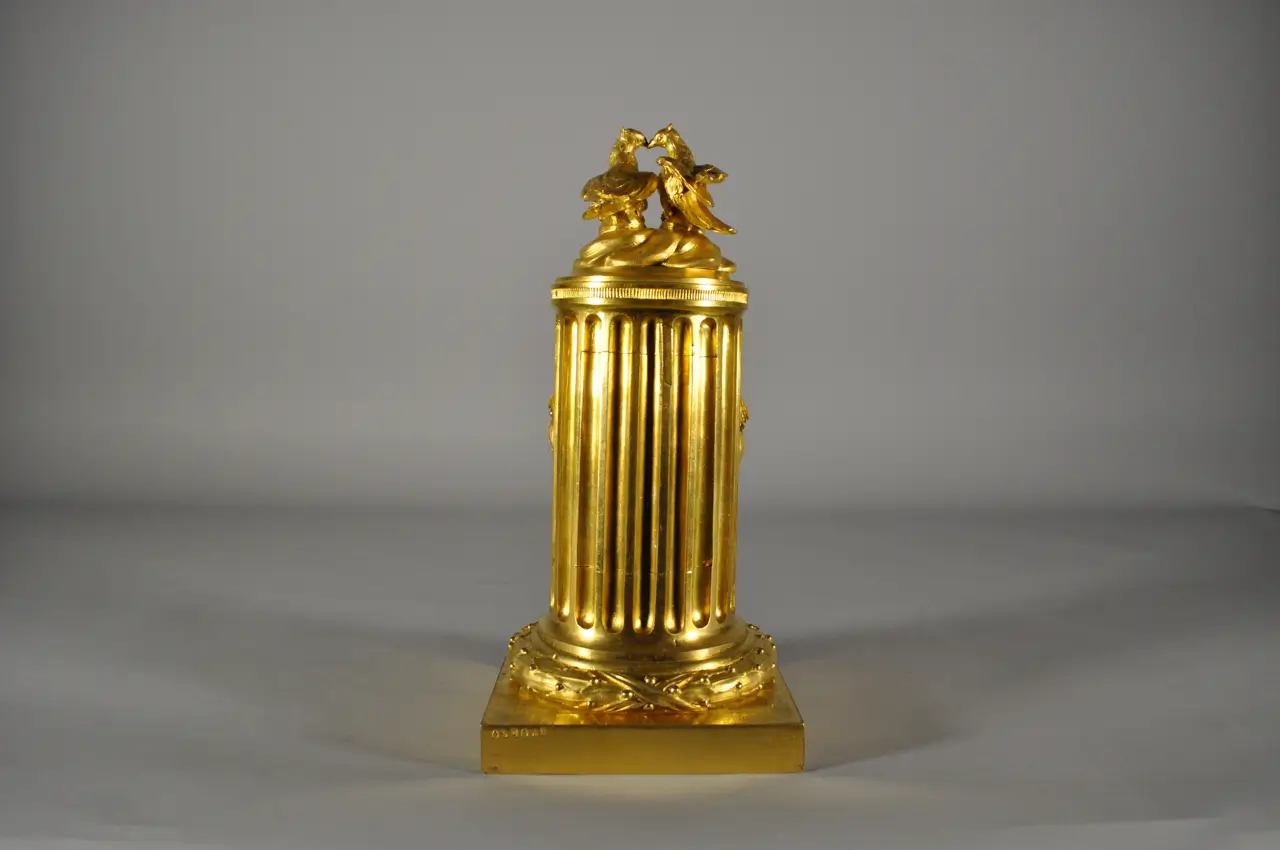 Pendola francese a tronco di colonna Osmond - immagine 5