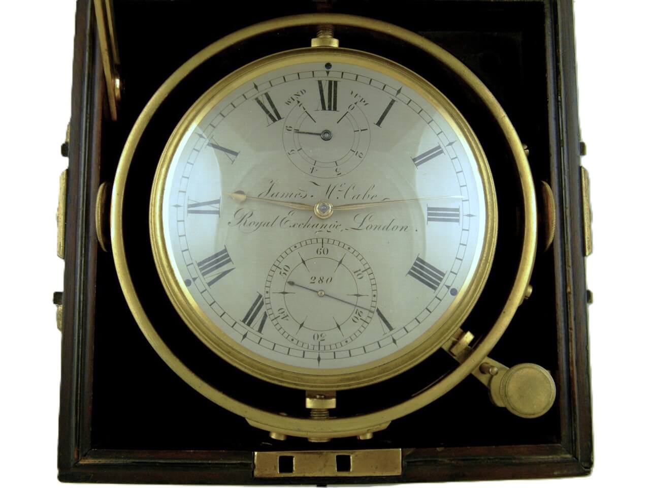 Antico cronometro da marina inglese “James Mc.Cabe Royal Exchange London n°280 - immagine 9